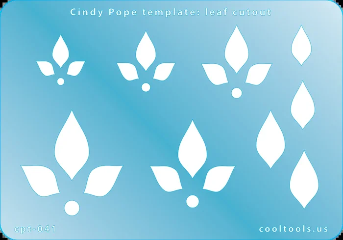 Cindy Pope Template – Leaf Cutout