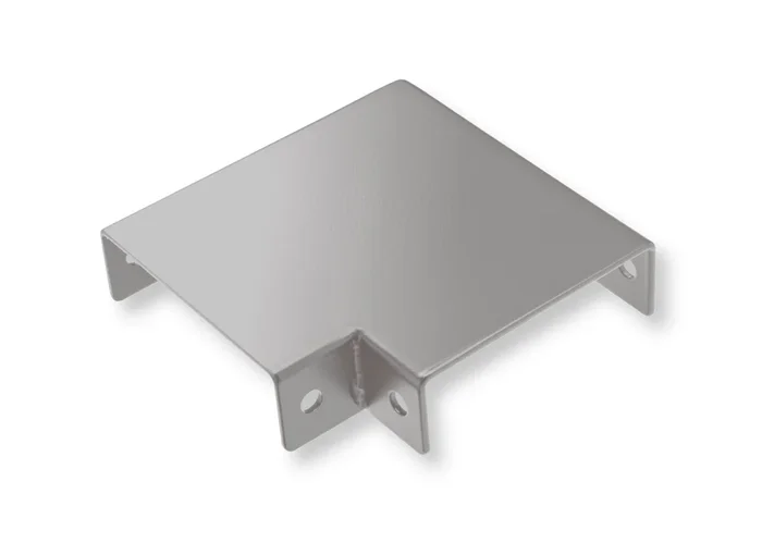 CityPost CP Grey Rail Bracket for Decking, Porches, and Deck Stairs – Easy Install, Painted Galvanized Steel, 3-in x 6-in – 1 Pack