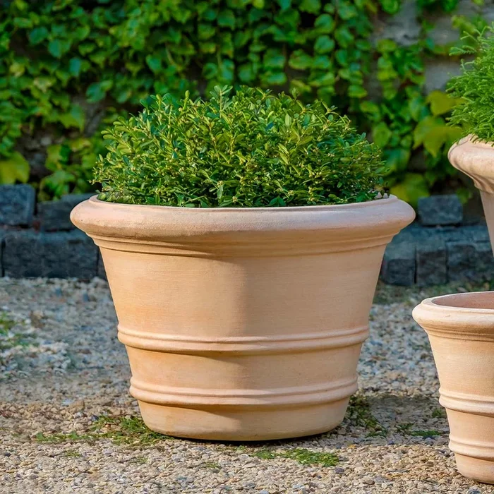 Classic Double Rolled Rim 18.25″ – Terra Cotta – S/2