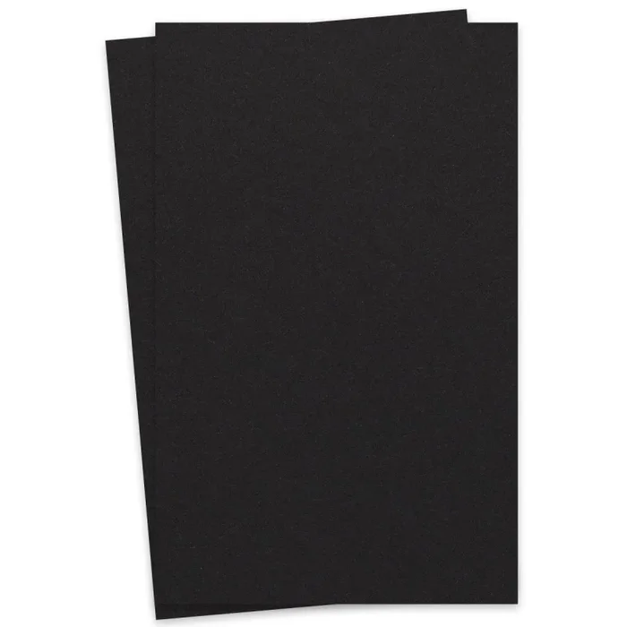 [Clearance] Extract – Pitch Black 11-X-17 Ledger Size Cardstock Paper 380 Gsm (140Lb Cover) – 100 Pk