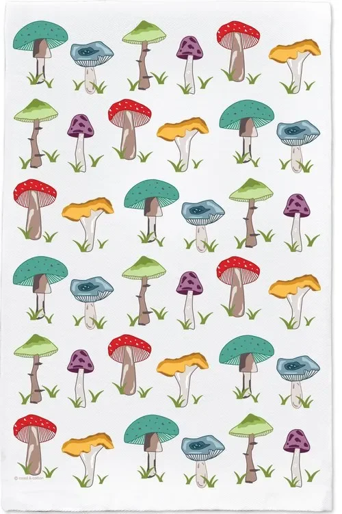 Coast & Cotton – Hand Towel – Mushrooms