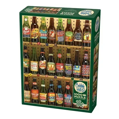 Cobble Hill Beer Collection Jigsaw Puzzle 1000 pc