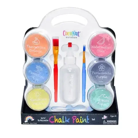 CocoNut Outdoor Sidewalk Chalk Paint Set Assorted 11 pc