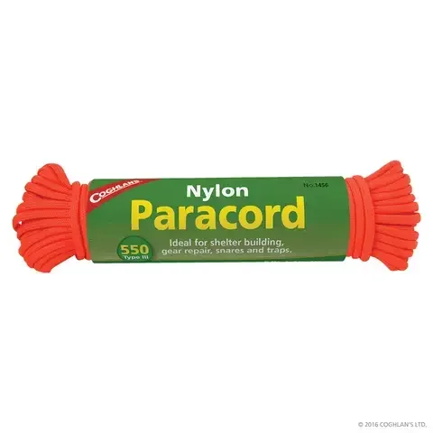 Coghlan’s 50 ft. L Neon Orange Braided Nylon Rope