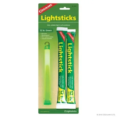 Coghlan’s Green Lightsticks 8 in. H 2 pc