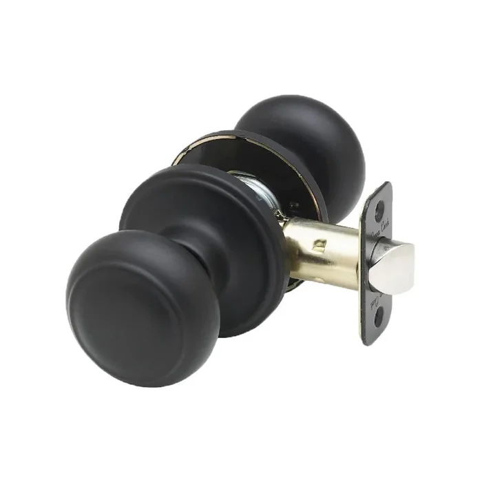 Colonial Black Passage Hall/Closet Door Knob