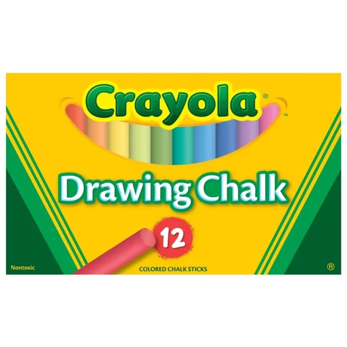 Colored Drawing Chalk 12 Colors