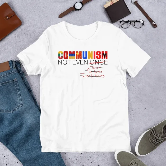 Communism – Not Even Once Short-Sleeve Unisex T-Shirt