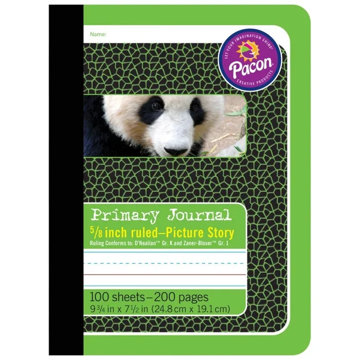 Composition Books 5/8In Pic Story for Kindergarten and Grade 1 Students