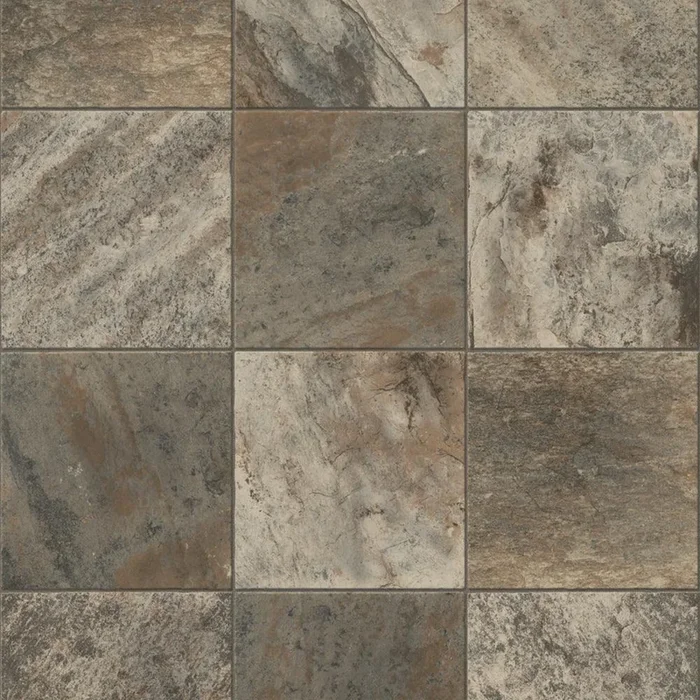 Congoleum ArmorCore Pro UR Valley Path 12-ft W x Cut-to-Length River Silt Stone Look Low-Gloss Finish Sheet Vinyl