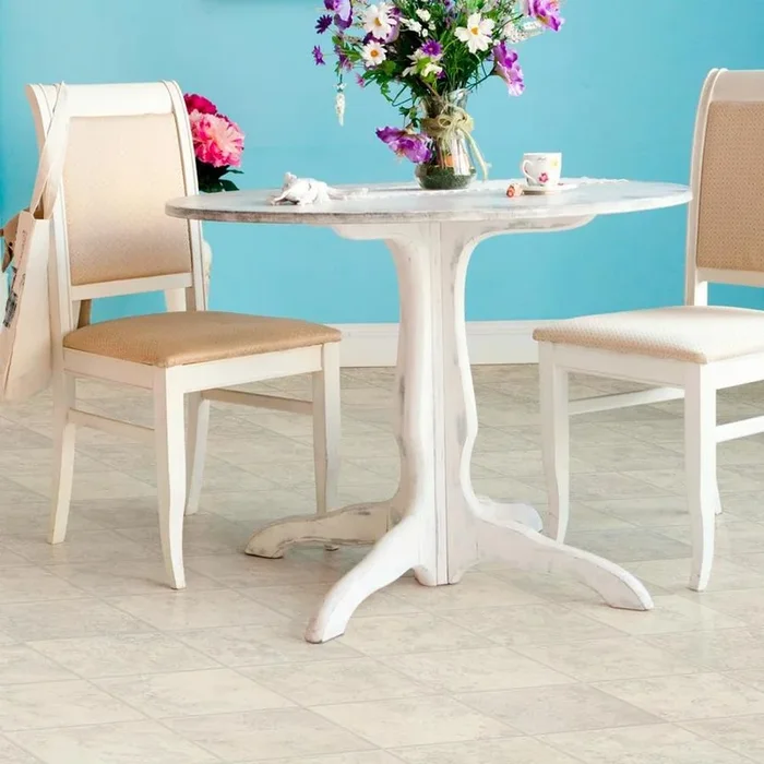 Congoleum ArmorCore UR Contempo 12-ft W Cut-to-Length Ballet White Stone Look Low-Gloss Finish Sheet Vinyl