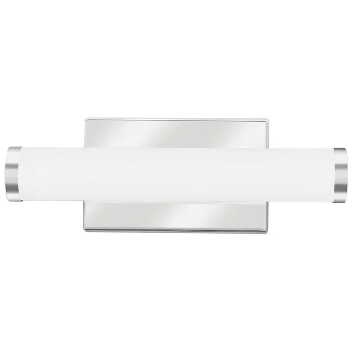Contemporary Cylinder Chrome 3K LED Vanity Light