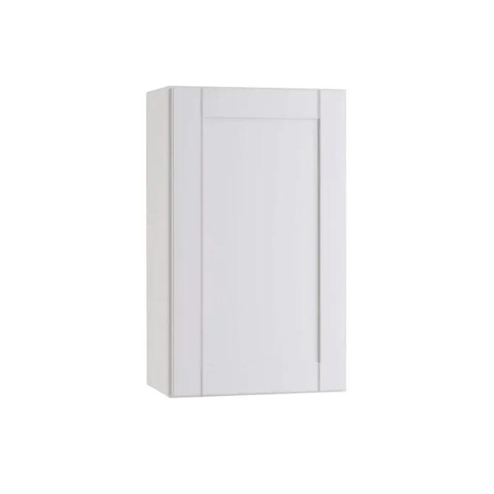 Contractor Express Cabinets Arlington Vesper White Plywood Shaker Stock Assembled Wall Kitchen Cabinet Soft Close 21 in W x 12 in D x 30 in H