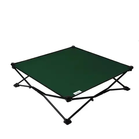 Coolaroo On the Go Green Polyethylene Pet Bed 8 in. H X 30 in. W X 30 in. L