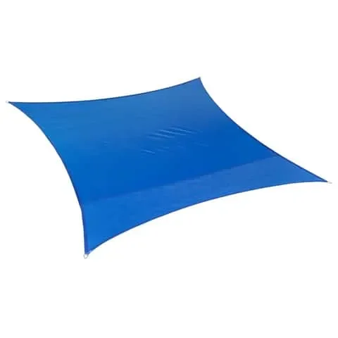 Coolaroo Polyethylene Square Shade Sail Canopy 12 ft. H X 12 ft. W X 12 ft. L