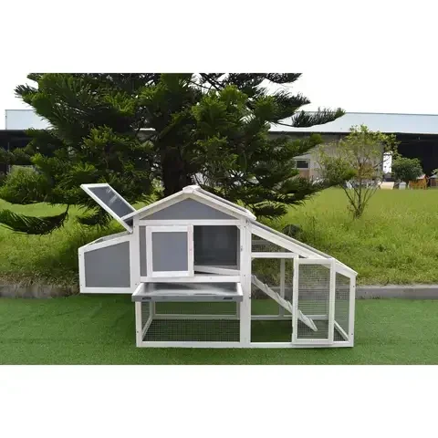 Coop King Polycarbonate/Wood Nesting Boxes Gray/White 40 in. H X 69 in. W X 26 in. D