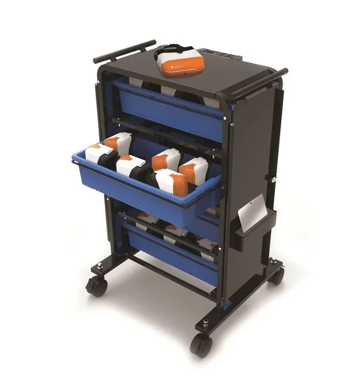 Copernicus Virtual Reality (VR) Storage Cart – Holds 24 All-in-one Headsets