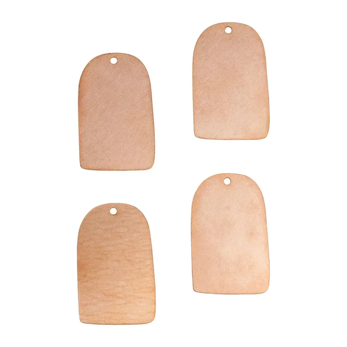 Copper Blanks – Narrow Arch 30mm – Pkg/4