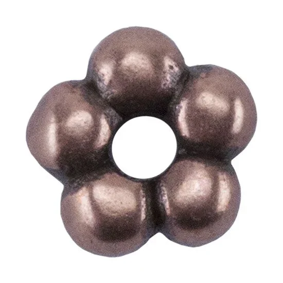 Copper Plate Beaded Heishi – 4.5mm Pkg/10