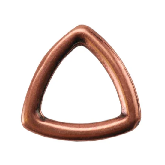 Copper Plate Jump Ring – Trillion Small Pkg/2