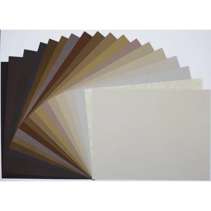Crafters Pure Hues – Shades Of Brown: 54Pk 8.5 x 11 Mix Finish Paper