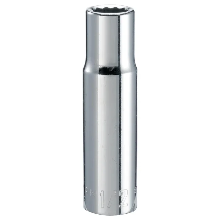 Craftsman 1/2 in. SAE 12 Point Deep Socket – Polished Chrome