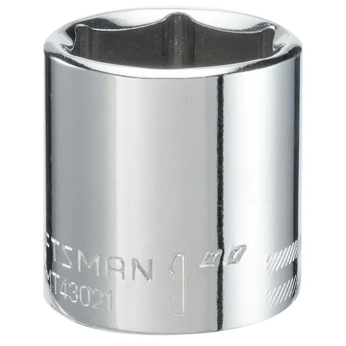 Craftsman 1 in. SAE 6 Point Shallow Socket, 3/8 in. Drive