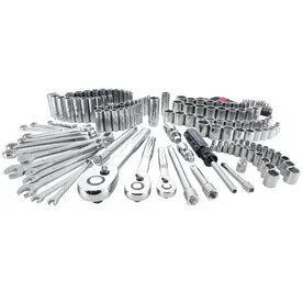 CRAFTSMAN 189-Piece Standard (SAE) and Metric Polished Chrome Mechanics Tool Set