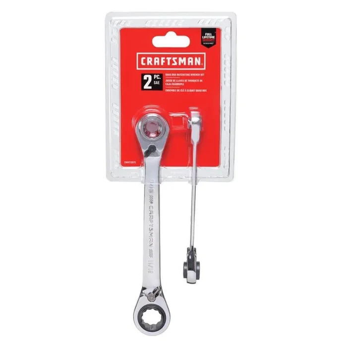 CRAFTSMAN 2-Piece 12-Point Standard (SAE) Ratchet Wrench Set