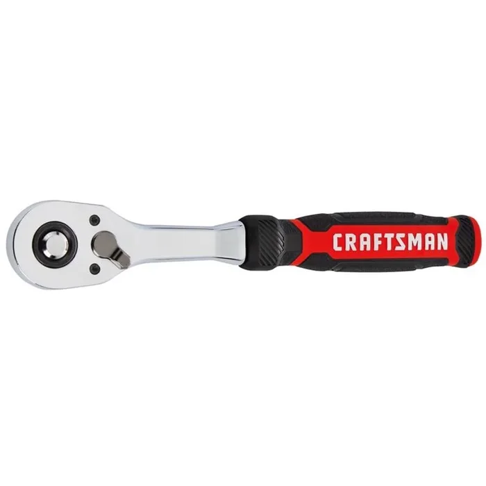 Craftsman Low Profile 3/8 in. Drive Bi-Material Ratchet, 72 Teeth
