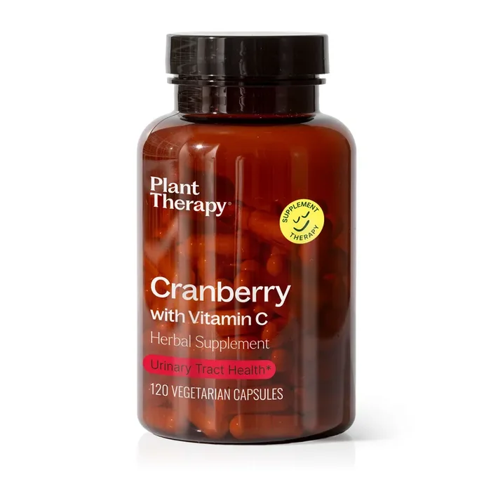 Cranberry with Vitamin C Herbal Supplement – 120 Capsules