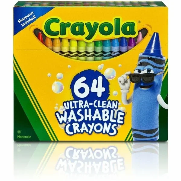 Crayola Washable Crayons – Unleash Your Child’s Creativity with Mess-Free Fun