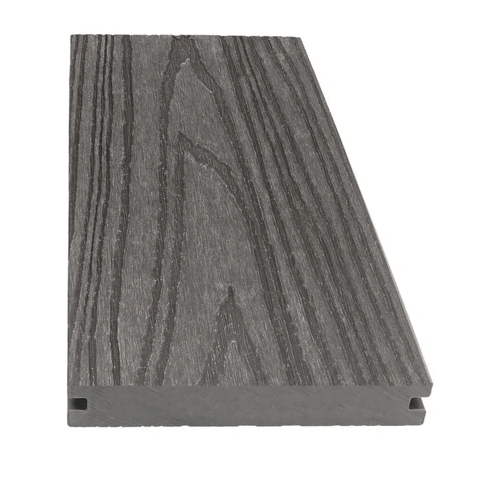 CREATIVE SURFACES Platinum Oak Composite Decking Boards – 4 Planks