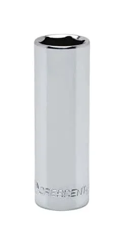 Crescent 11/16 in. X 3/8 in. drive SAE 6 Point Deep Socket 1 pc