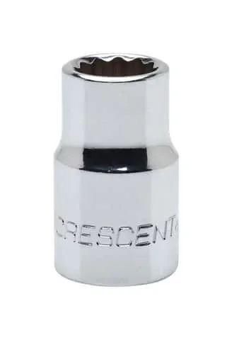 Crescent 9 mm X 3/8 in. drive Metric 12 Point Standard Socket 1 pc