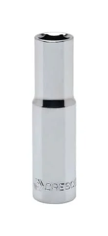 Crescent 9 mm X 3/8 in. drive Metric 6 Point Deep Socket 1 pc