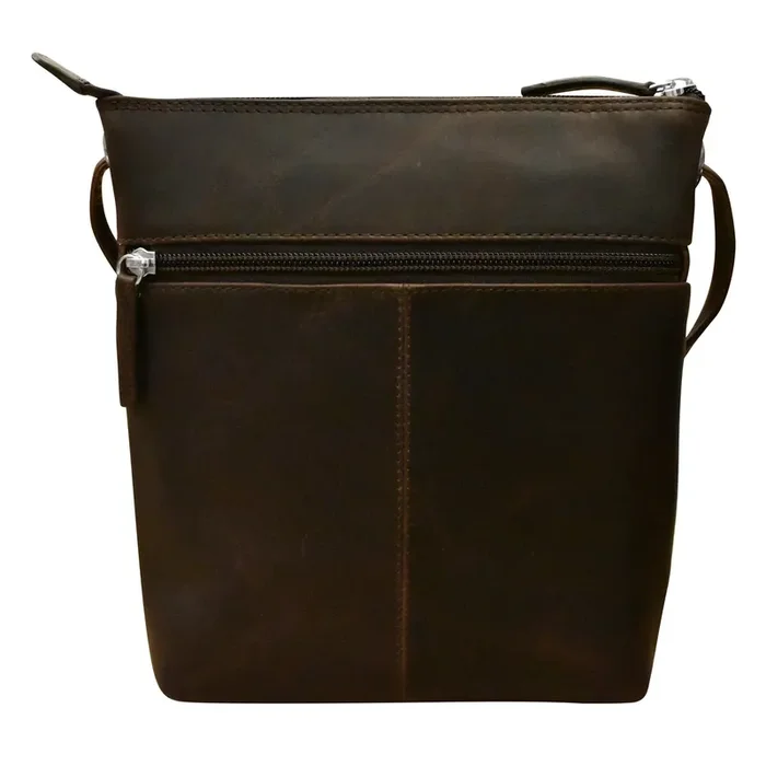 Crossbody Midi Sac Chocolate Leather 6661 Bag