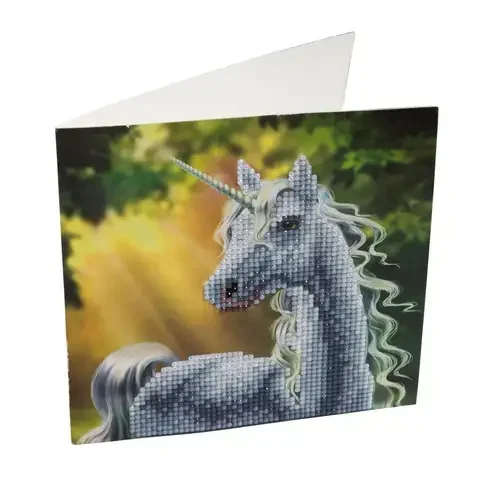 Crystal Art Craft Buddy Sunshine Unicorn Craft Card Kit Multicolored