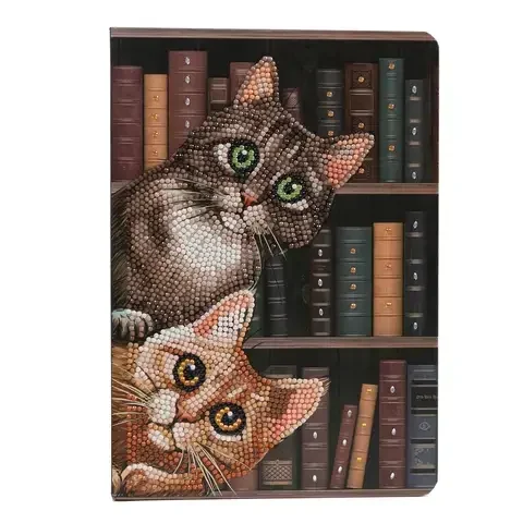 Crystal Art Notebook Kit Multicolored 6 pc