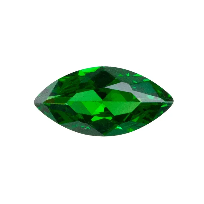 Cubic Zirconia – Colombian Emerald – Marquise