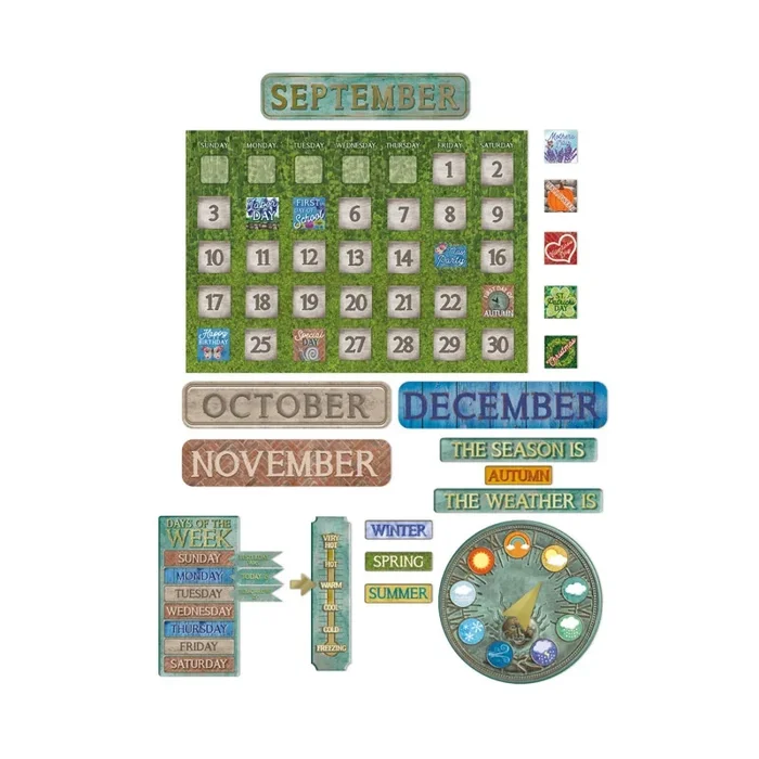 Curiosity Garden Calendar BB Set