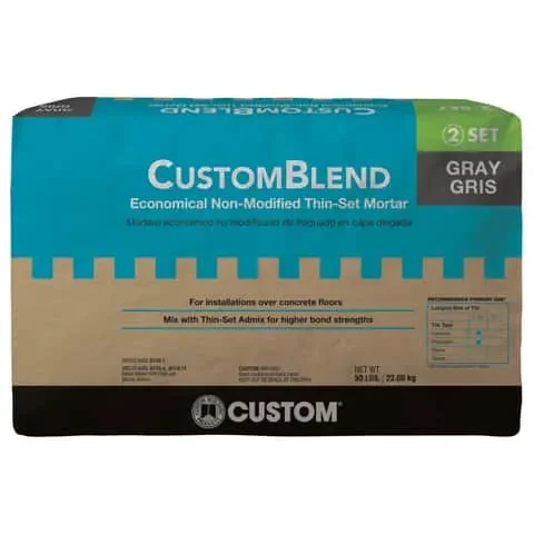 Custom Building Products Gray Thin-Set Mortar 50 lb