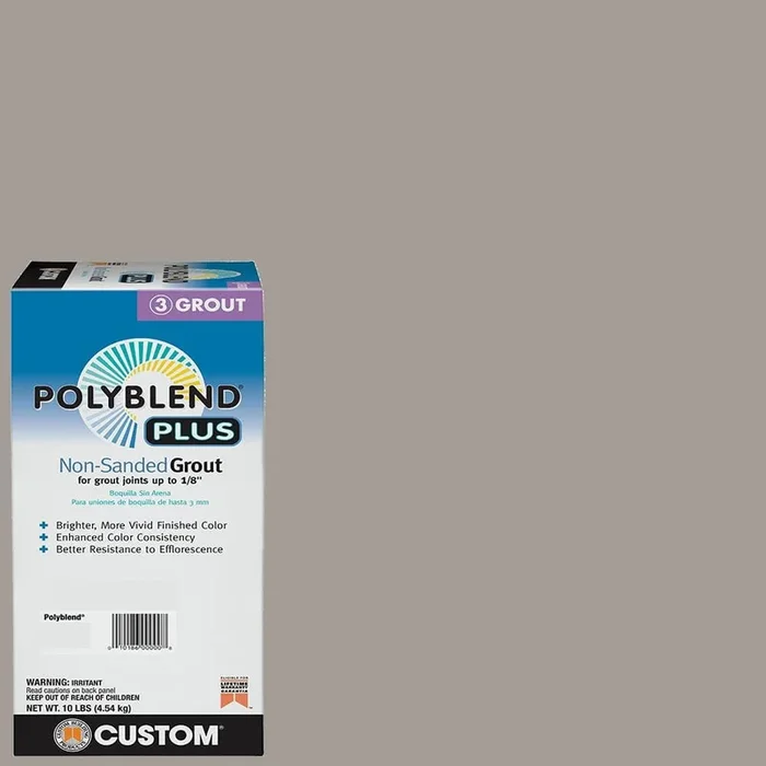 Custom Building Products Polyblend Plus #542 Graystone 10 lb. Unsanded Grout
