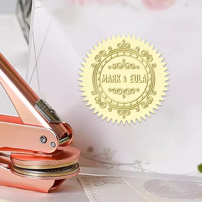 Custom Pocket Watch Wedding Embosser