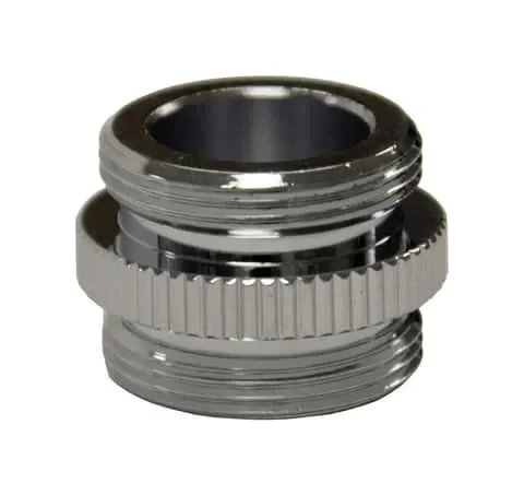 Danco Male Thread 3/4 in.-27M x 3/4 in.-27 Chrome Plated Aerator Adapter