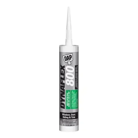 DAP Dynaflex 800 Clear Elastomeric Polymers Door/Siding/ Window Waterproof Sealant 10.1 oz