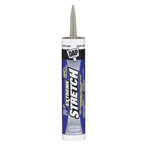 DAP Extreme Stretch Slate Gray Acrylic Urethane All Purpose Elastomeric Sealant 10.1 oz