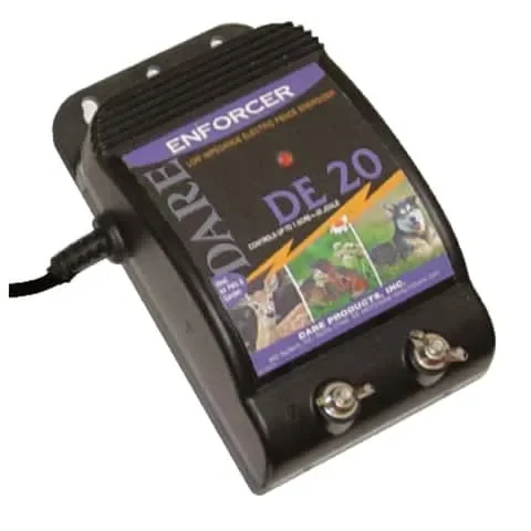 Dare 110 V Electric-Powered Fence Energizer Black