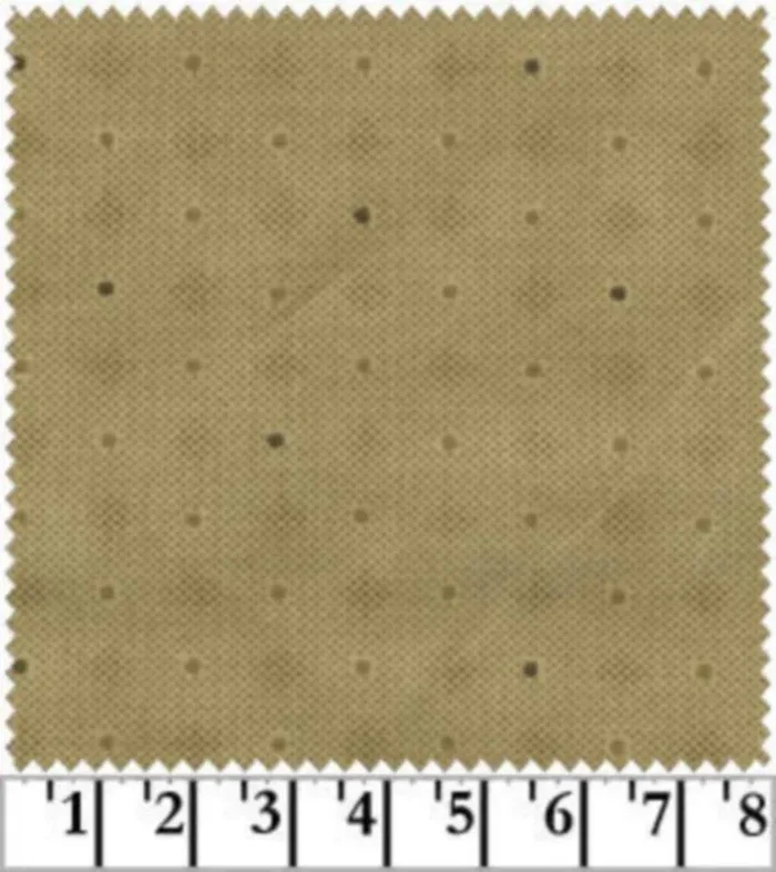 DARK & LIGHT TAN DOTS ON MEDIUM TAN – 11993-803-C – Serenity Basics – The Cara Collection