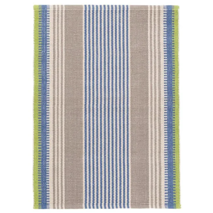 Dash & Albert – York Stripe Woven Cotton Rug 2×3